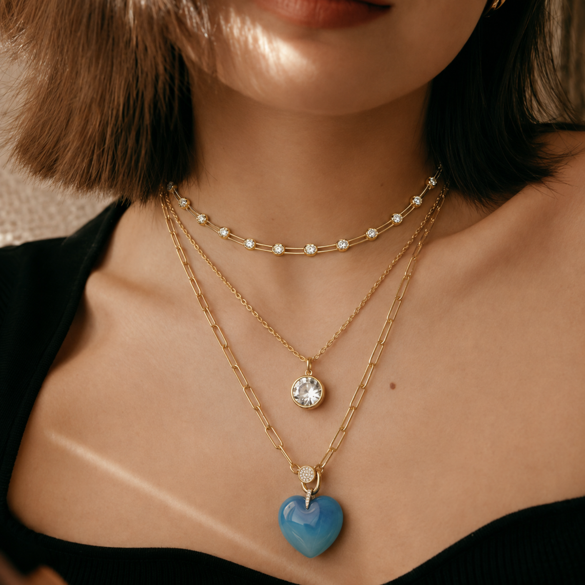 The Heart Anchor Necklace
