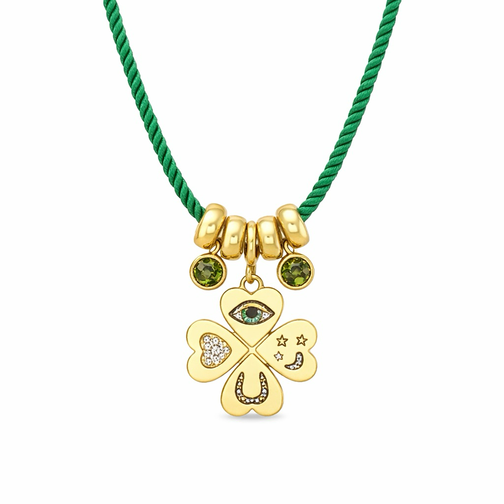 Shamrock Gold Charm